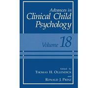 Advances In Clinical Child Psychology