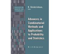 Advances In Combinatorial Methods And Applications To Probability And Statistics