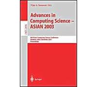 Advances In Computing Science - Asian 2003, Programming Languages And Distributed Computation