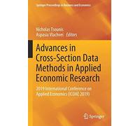 Advances In Cross-Section Data Methods In Applied Economic Research