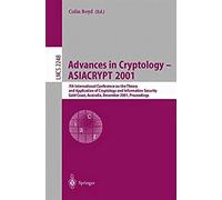 Advances In Cryptology - Asiacrypt 2001