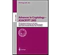 Advances In Cryptology - Asiacrypt 2003