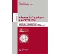 Advances In Cryptology ¿ Asiacrypt 2018