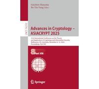 Advances in Cryptology - ASIACRYPT 2025: 31st International Conference on the Theory and Application of Cryptology and Information Security, ... December 8-12, 2025, Proceedings, Part VIII