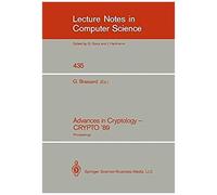 Advances In Cryptology - Crypto '89