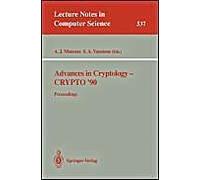 Advances In Cryptology - Crypto '90
