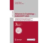 Advances In Cryptology - Eurocrypt 2023