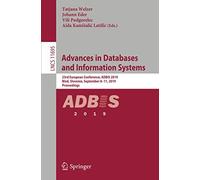 Advances In Databases And Information Systems