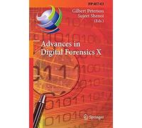 Advances In Digital Forensics X