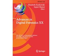 Advances in Digital Forensics XX: 20th IFIP WG 11.9 International Conference, New Delhi, India, January 4-5, 2024, Revised Selected Papers