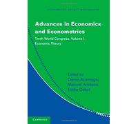 Advances in Economics and Econometrics - Econometric Society - Cambridge University Press - Livre en Anglais - Hardback Econometric SocietyEconometric Society (Auteur)
