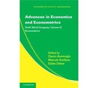 Advances in Economics and Econometrics - Cambridge University Press - Cambridge University Press - Livre en Anglais - Hardback Cambridge University PressCambridge University Press (Auteur)