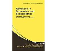 Advances in Economics And Econometrics, Econometric Society Monographs Richard Blundell (Auteur)