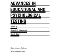 Advances In Educational And Psychological Testing: Theory And Applications