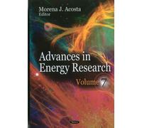 Advances In Energy Research