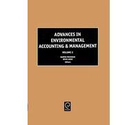 Advances In Environmental Accounting & Management