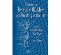 Advances In Ergonomics Modeling And Usability Evaluation