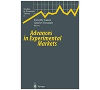 Advances In Experimental Markets
