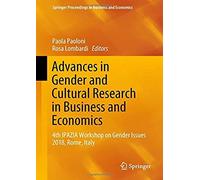 Advances In Gender And Cultural Research In Business And Economics