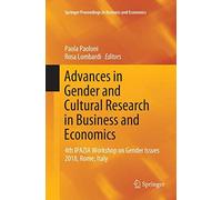 Advances In Gender And Cultural Research In Business And Economics