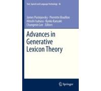 Advances In Generative Lexicon Theory