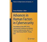 Advances In Human Factors In Cybersecurity