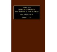 Advances In Investment Analysis And Portfolio Management