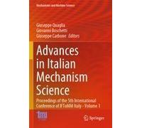 Advances In Italian Mechanism Science