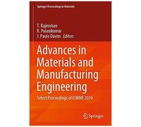 Advances In Materials And Manufacturing Engineering