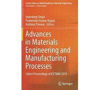 Advances In Materials Engineering And Manufacturing Processes
