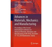 Advances In Materials, Mechanics And Manufacturing