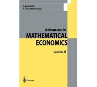 Advances In Mathematical Economics