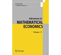 Advances In Mathematical Economics 4