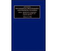 Advances In Mathematical Programming And Financial Planning