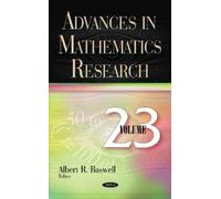 Advances In Mathematics Research