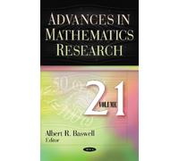 Advances In Mathematics Research