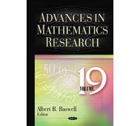 Advances In Mathematics Research