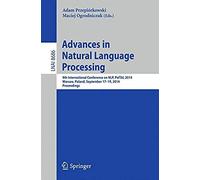 Advances In Natural Language Processing