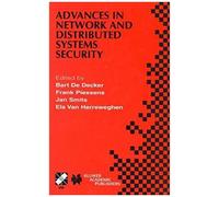 Advances In Network And Distributed Systems Security