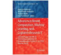 Advances In Neural Computation, Machine Learning, And Cognitive Research Ii