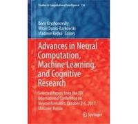Advances in Neural Computation Machine Learning and Cognitive Research - Springer International Publishing AG - Springer International Publishing AG - Liv Springer International Publishing AGSpringer