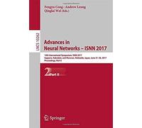 Advances In Neural Networks - Isnn 2017