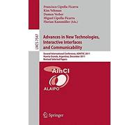 Advances In New Technologies, Interactive Interfaces And Communicability