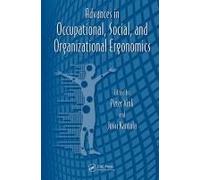 Advances In Occupational, Social, And Organizational Ergonomics