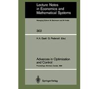 Advances In Optimization And Control