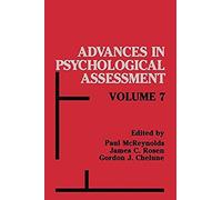 Advances In Psychological Assessment