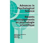 Advances In Psychological Science, Volume 2