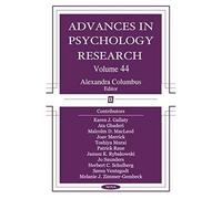 Advances In Psychology Research