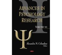 Advances In Psychology Research