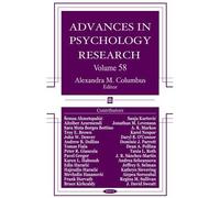 Advances In Psychology Research